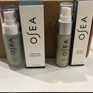 Sea Hyaluronic Body Serum and Ocean Cleanser Set